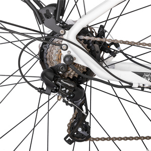 JOYKIE 25 Km/h City Ebike 250W Phanh Đĩa Đôi 700C Bước Qua Thành Phố Xe Đạp Điện Người Lớn Với 7 Tốc Độ - Product Image 5