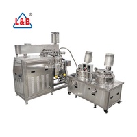 Homogénéisateur sous vide en acier inoxydable, réservoir, machine de fabrication de mayonnaise alimentaire cosmétique, mélangeur émulsifiant homomixeur à haut cisaillement