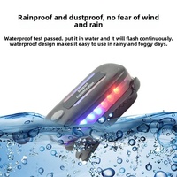 Luz de Hombro LED Roja y Azul Personalizada, Impermeable, con Clip, Luz Estroboscópica de Advertencia para Seguridad Profesional y Servicios de Emergencia