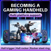 Control de Juego Extensible BSP D8 con Luz RGB, Joystick Telescópico BT, Gamepad para Teléfono Móvil para Android/PC/Switch/PS