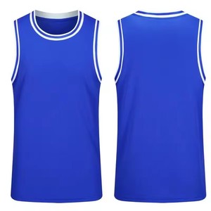 Maillot de basket-ball personnalisé de haute qualité, 100% polyester, sans manches, tissu en maille, service OEM/ODM - Product Image 5