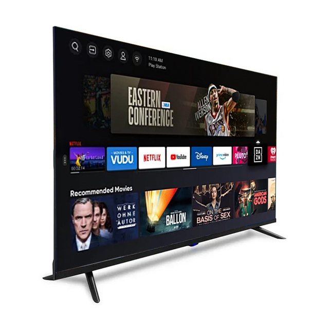 High Performance Television 50 Inch Wireless Network Durable Frame OEM Trade Middle East Africa LED 4K 120Hz LCD Smart TVs