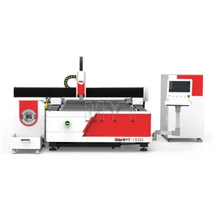 Mesin pemotong laser 4x8, mesin pemotong laser serat kombinasi cnc untuk logam dan aluminium, 1000w 2000w 3000w 4000w 1530