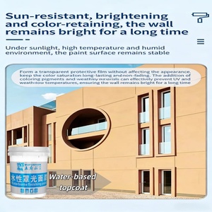 Revestimiento Acrílico a Base de Agua Wufushan, Transparente, Impermeable, para <span class=keywords><strong>Paredes</strong></span> Exteriores, Brillante, con <span class=keywords><strong>Color</strong></span>, Resistente a los Rayos UV y al Desgaste - Product Image 3