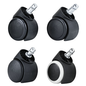 Swivel <b>Wheels</b> Polyurethane Threaded Stem Plain Bearing For Vacuum Cleaner Accessories Modern Design Style - Product Image 1