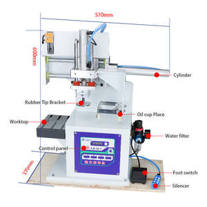 Imprimante <span class=keywords><strong>tampon</strong></span> FB-18, contrôle stable <span class=keywords><strong>de</strong></span> la viscosité, gobelet d'encre standard 90/100 mm, entretien facile - Product Image 6