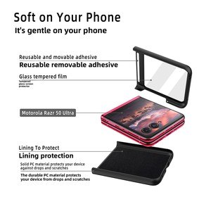 Huanmin's new product is a shockproof and drop-resistant <b>phone</b> case with a built-in screen <b>protector</b>, designed for the - Product Image 2