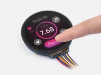 Pantalla LCD táctil de 1,28 pulgadas para tipo gráfico de interfaz Raspberry Pi SPI I2C