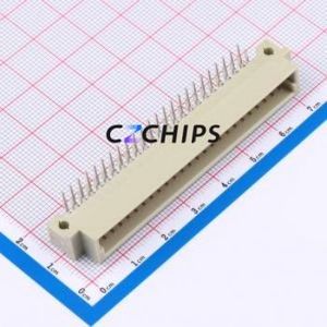 9001-35481C00A DIN41612 Connector Bent Lead Through Hole,P=2.54mm Connector 48P 2 2.54mm Right Angle Insert - Product Image 1