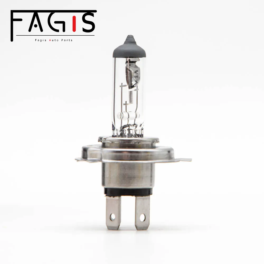 Fagis H4 P43T 12V 100/90 Wát rõ ràng Trắng thạch anh xe đèn pha đèn tự động Bóng đèn Halogen