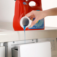 Pompe à lessive électrique intelligente personnalisée avec capteur, distributeur de lessive réutilisable avec gobelet gradué pour lessive liquide