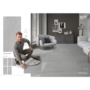 Carreaux de porcelaine effet marbre poli Vistaar Splash Azure Crema 600x1200mm, modernes, pour sol et mur - Product Image 5