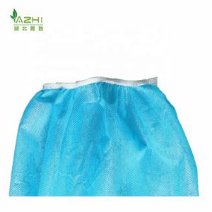 Penutup sepatu bot panjang sekali pakai, pelindung bot anti debu 50*40CM biru PP 35G dengan elastis - Product Image 5