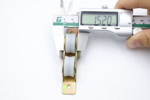 Nhà Máy Giá 2 Bánh xe Nylon ròng rọc nhiệm vụ nặng nề trượt cửa sổ bánh xe trượt cửa sổ trượt cửa sổ con lăn trượt - Product Image 6