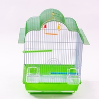Cage d'élevage pliable plaquée or pour oiseaux, idéale pour perroquets et canaris - Vente en gros