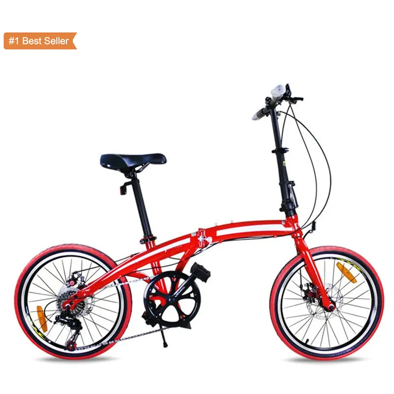 Istaride Folding Bicycle 20 Inch Disc Brakes Portablesepeda Lipat Bike Cheap Student Foldable Bicycle