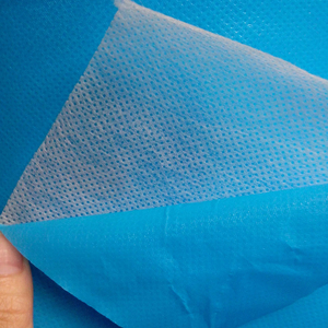 Tela No Tejida de Polipropileno Spunbonded, Recubierta con Película de PE, Impermeable, Transpirable y Ecológica para Empaque e Higiene - Product Image 1