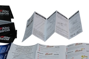 Màu sắc hướng dẫn in ấn tùy chỉnh gấp sản phẩm hướng dẫn in ấn hợp đồng Brochure tùy chỉnh giấy gấp lá - Product Image 4