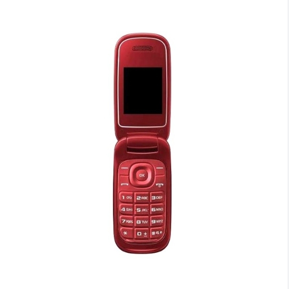Keypad Phone Mobile Phone for SAMSUNG E1272(2013 VERSION) 2g Dual-sim Card Keyboard Cheap Original Flip Feature Cellphone TFT