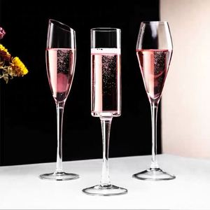 Copas de Champán Altas de Cristal con Burbujas para Bodas y Hogar - Product Image 2