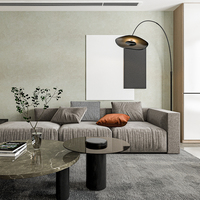 Panneau UVboard MDF mélaminé brillant UV, panneau PET UV léger, feuille de PVC effet marbre pour la décoration murale d'hôtels, graphisme moderne