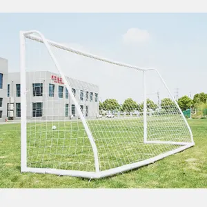 Per bambini sport di squadra all'aperto per allenamento sportivo portatile 12X6 ft Upvc attrezzatura da calcio in plastica tifo palo da calcio