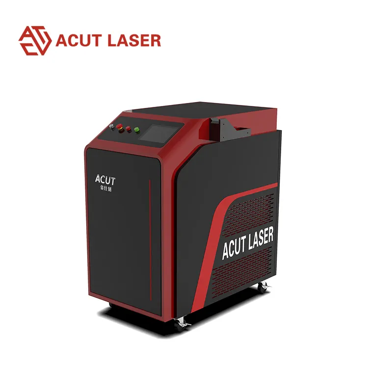 Mesin las serat Laser genggam terlaris dengan sumber Laser Raycus untuk baja tahan karat dan karbon 1kW 1,5 kW 2KW