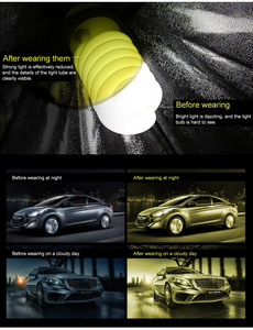 للبيع بالجملة نظارات PC UV400 للدراجات النارية متعددة الوظائف مقاومة للرياح نظارات رياضية للسائق للرؤية الليلية نظارات قيادة للرجال - Product Image 5