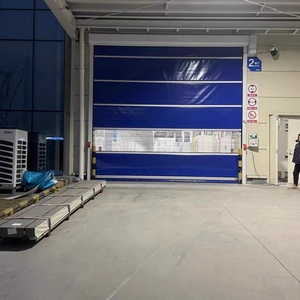 PVC Nhanh Cán màn trập cửa thép không gỉ Tự động cảm ứng mềm rèm cửa sạch hội thảo - Product Image 6