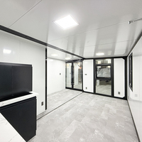 Maison préfabriquée de luxe de 30 pieds avec cuisine, salle de bain, 1, 2 ou 3 chambres, maison conteneur extensible