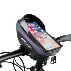 ESLNF ODM OEM Touch Screen Cycling MTB Bike Phone Bag Waterproof Bicycle Upper pipe Bag