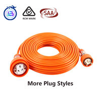 Sertifikasi Kabel Ekstensi Industri Standar Australia SAA RCM, Kabel Daya PVC Fleksibel