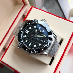 Reloj de lujo de alta gama, movimiento mecánico automático, correa de acero inoxidable, esfera de cristal de zafiro, resistente al agua de calidad profesional. - Product Image 4