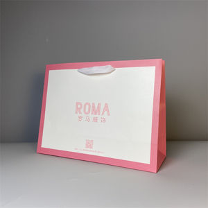 Bolsa de Compras de Cartón Kraft Azul Reciclable al por Mayor con Logotipo Personalizado Impreso y Cinta para Embalaje de Velas y Marcos de Fotos - Product Image 3