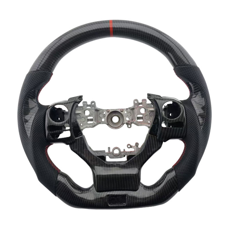 คาร์บอนไฟเบอร์+หนัง+แถบด้านบนสีแดง+กริป