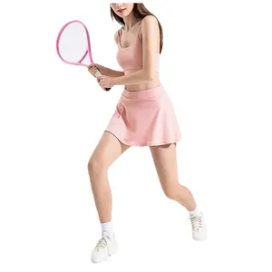 Sıcak satış günlük spor spor şort etek elbise Golf pilili Wrap Skort tenis etek kadınlar için