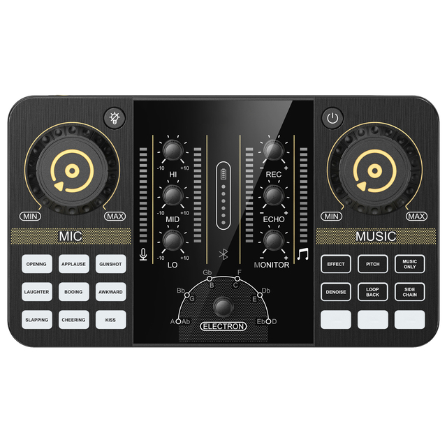 Hot Sales Studio DJ Mixer ZS11U Sound Card Audio Interface for Live Communication or Singing