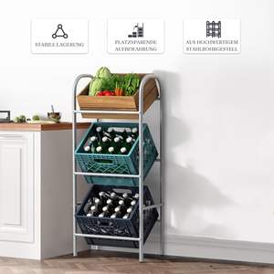 Organizador de cajas de bebidas con diseño de triple Pila, estante de supermercado independiente duradero, almacenamiento de almacén, embalaje de pedidos por correo de China - Product Image 5