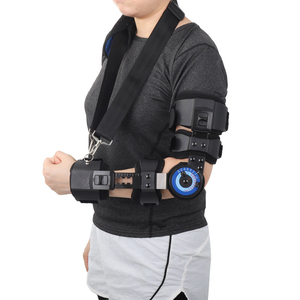 Attelle de coude à charnière ROM médicale avec stabilisateur de fronde Attelle de récupération de blessure au bras post-op pour la réhabilitation au printemps - Product Image 1