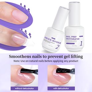 Hema Free Primer Bonder, Preparador de <span class=keywords><strong>Uñas</strong></span>, Deshidratador, <span class=keywords><strong>Base</strong></span> para <span class=keywords><strong>Uñas</strong></span> Acrílicas, Gel UV de Secado al Aire, Sin Ácido, Suministros para <span class=keywords><strong>Uñas</strong></span> de Gel, Venta al por Mayor - Product Image 3