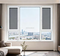 2027 Modernes Design Dreifachverglaste Fenster Aluminiumlegierung Doppelwandiges Glas mit Schiebefenster-Fliegengitter