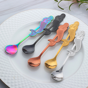 Thép Không Gỉ <span class=keywords><strong>Fancy</strong></span> Tea <span class=keywords><strong>Spoon</strong></span> Tráng Miệng <span class=keywords><strong>Ice</strong></span> <span class=keywords><strong>Cream</strong></span> Muỗng Cà Phê - Product Image 6