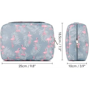 Bolsa de Aseo Colgante para Viaje, Organizador de Maquillaje y Cosméticos para Mujeres y Niñas, Impermeable - Product Image 3