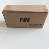 Keamanan CCTV 24W Gigabit US EU Plug POE Adapter POE Injector 48V 0,5A Ethernet Power untuk Kamera IP AP Nirkabel