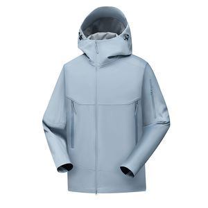 Gilets matelassés décontractés personnalisés 2026 pour hommes, couleur unie, col montant, fermeture éclair, à capuche, pour l'hiver - Product Image 4