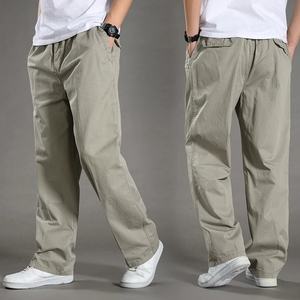 Pantaloni da Uomo Tinta Unita, Taglia Grande 6XL, Casual - Product Image 2