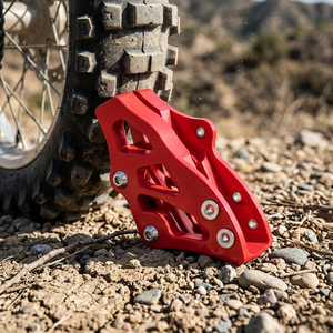 Protège-guides-chaîne CNC anodisé rouge, fixation directe pour <span class=keywords><strong>Honda</strong></span> CRF250R 450R CRF250X 450X, moto tout-terrain - Product Image 2