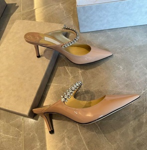 Nouvelles Sandales d'été de Luxe pour Femmes, Modèle Américain, de Marques Célèbres, à Talons Hauts, Ornées de Diamants, pour Mariage - Product Image 3
