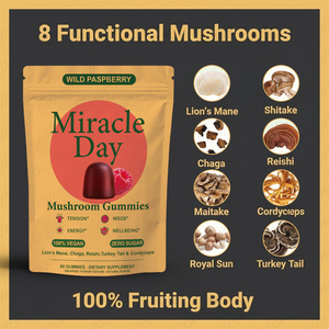 Gummies Miracle Day pour <span class=keywords><strong>Homme</strong></span> et Femme : Soutien Énergétique, Amélioration <span class=keywords><strong>de</strong></span> <span class=keywords><strong>l</strong></span>'Humeur, Santé, Équilibre Corporel et Immunité – Favorise le Métabolisme (Marque Blanche) - Product Image 3