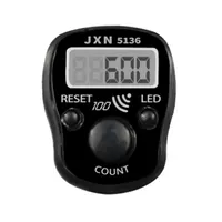 Compteur numérique électronique portable en acier inoxydable avec écran LCD pour Tasbeeh/Tasbih, Compteur manuel de perles, Compteur à clics